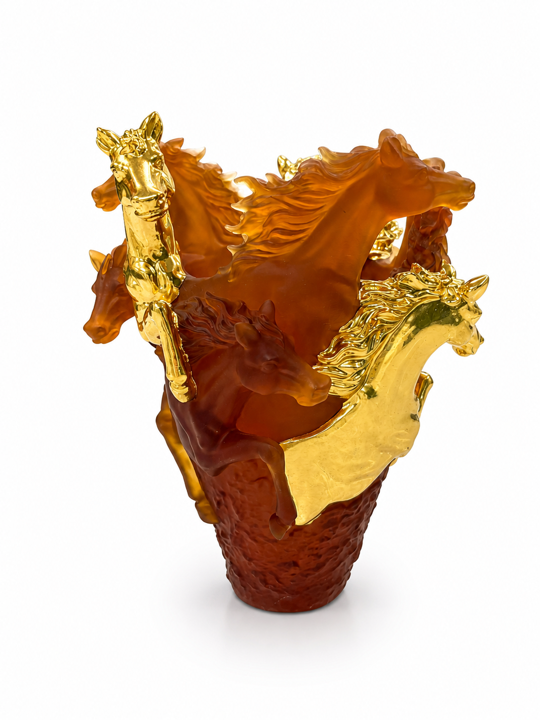 Aouj Luxury Amber/Gold Horse Mabkhara