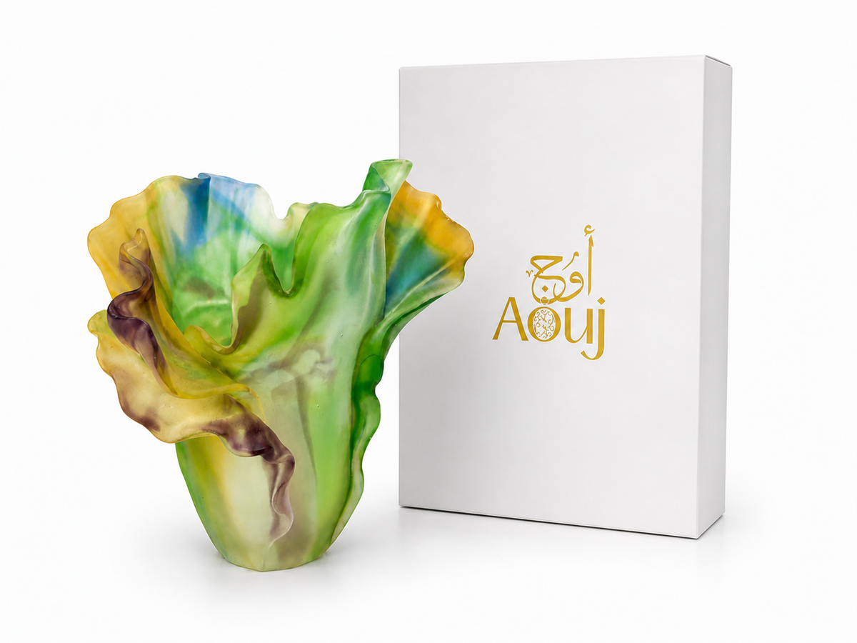 Aouj Luxury Green Mix Waves Mabkhara