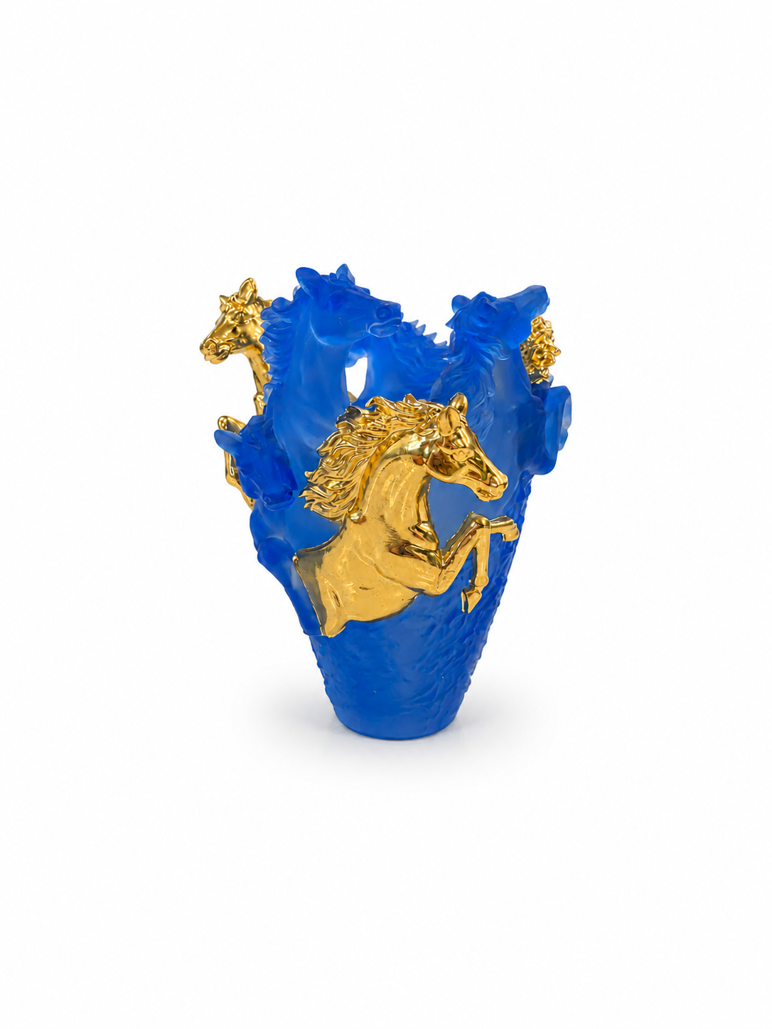 Aouj Luxury Blue/Gold Horse Mabkhara