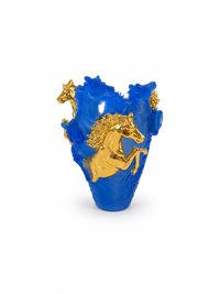 Aouj Luxury Blue/Gold Horse Mabkhara