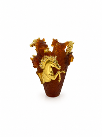 Aouj Luxury Amber/Gold Horse Mabkhara