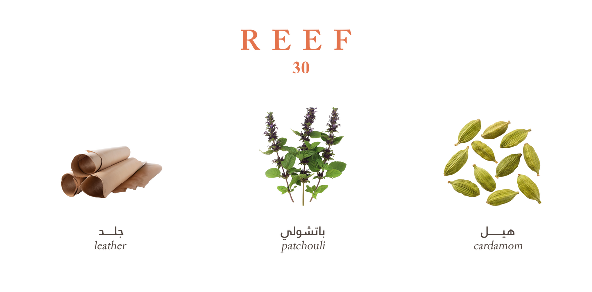 Reef 30 – Bold Patchouli Leather