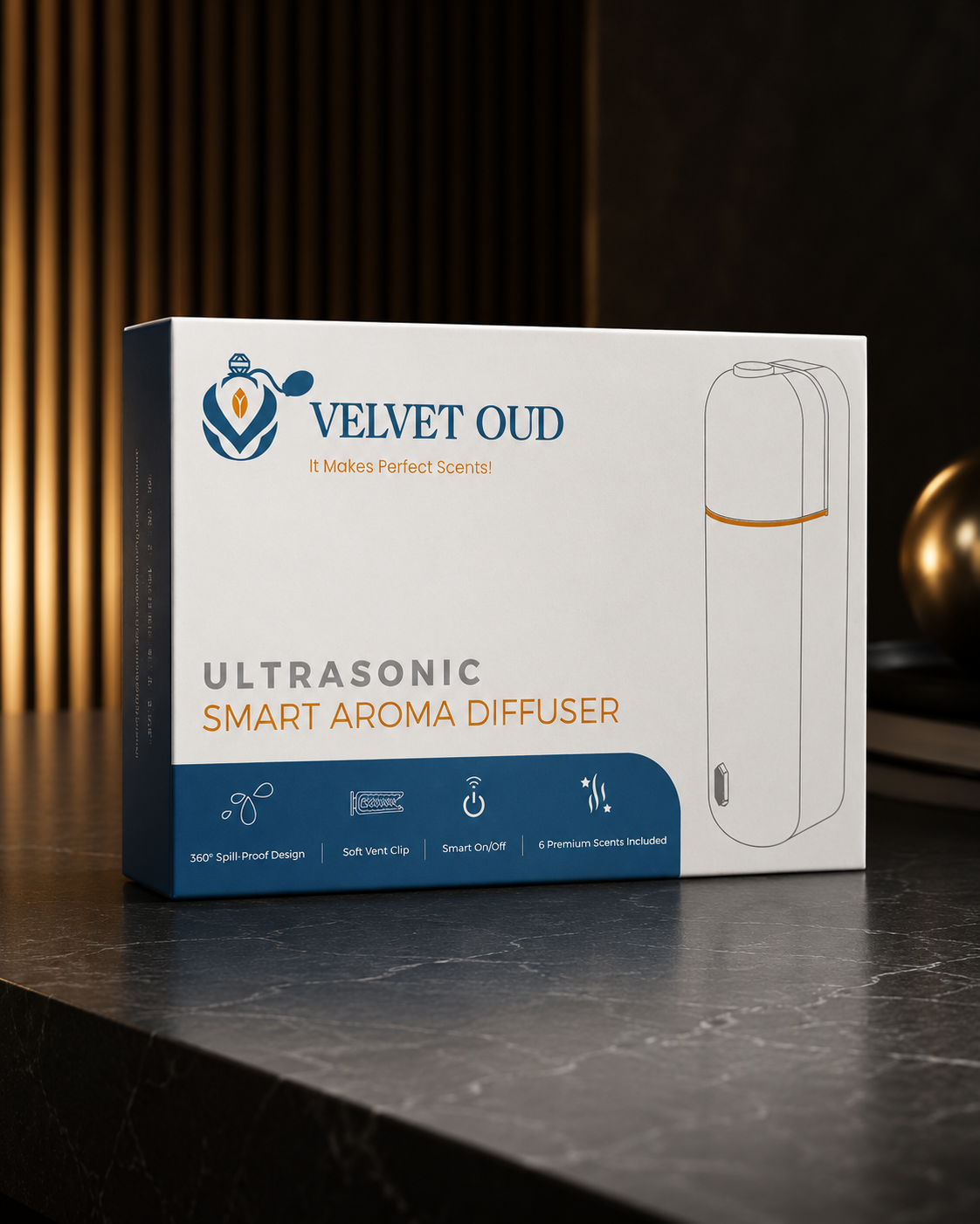 Ultrasonic Smart Aroma Car Diffuser