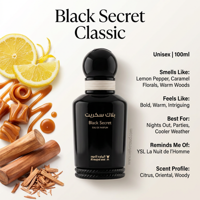 Al Majed Al Oud Black Secret Classic