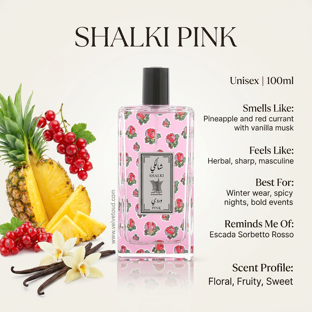 Shalki Box Arabian Oud Shalki Pink | Velvet Oud