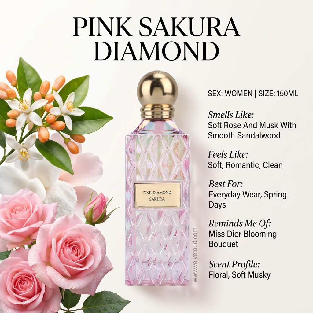Ibraq Pink Sakura Diamond