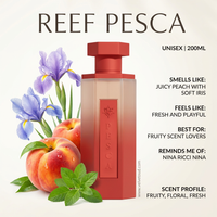 Reef Pesca – Peach Floral Radiance