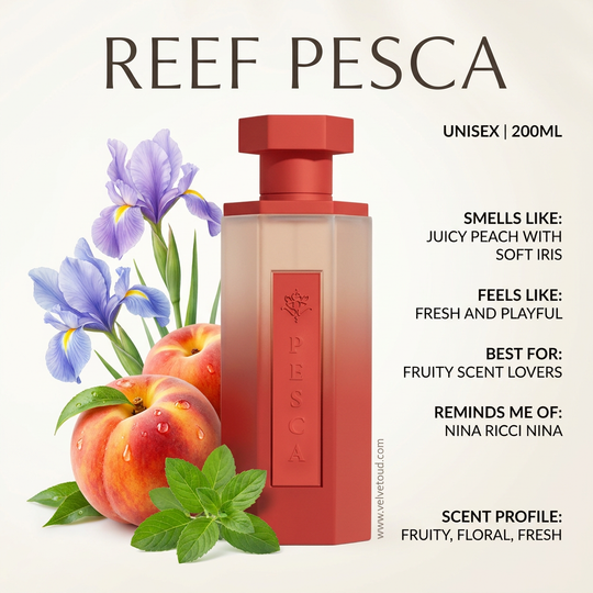 Reef Pesca – Peach Floral Radiance