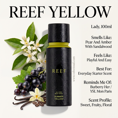 Reef Yellow Body Spray