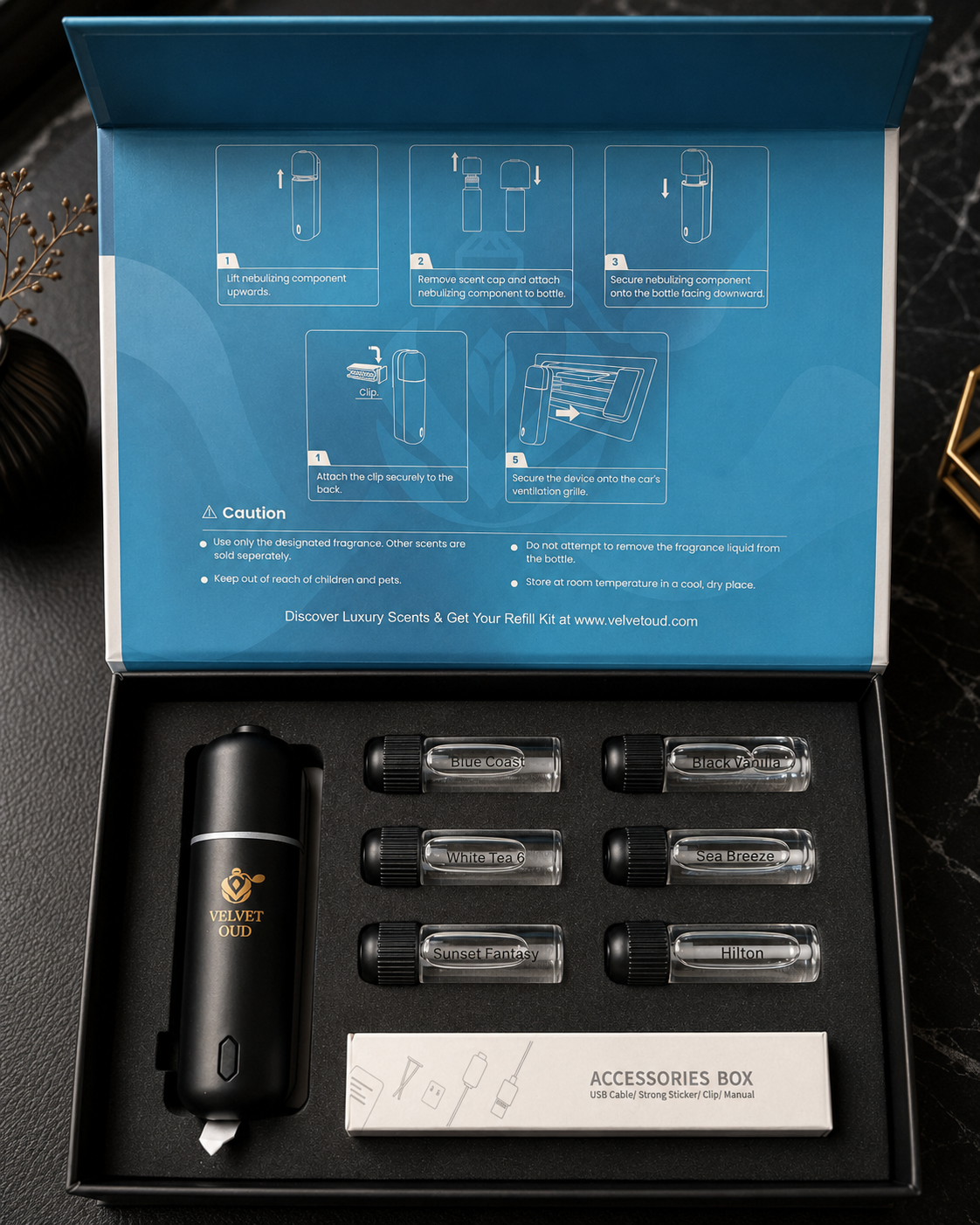 Ultrasonic Smart Aroma Car Diffuser