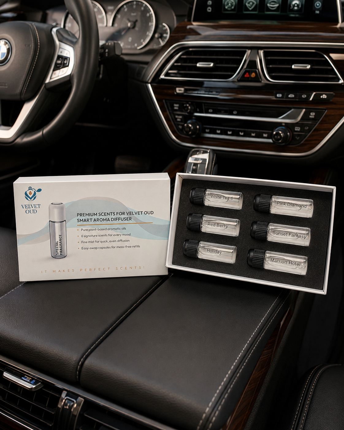 Ultrasonic Smart Car Diffuser Refill Kit